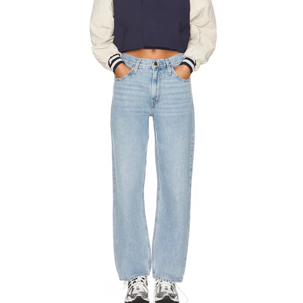Levi’s Premium Denim Dad Straight Jeans in Far And Wide Size: 25